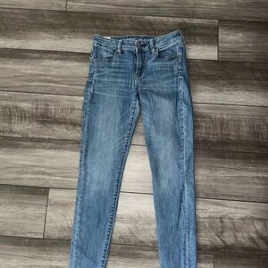 American Eagle Outfitters Blue Skinny Jeans